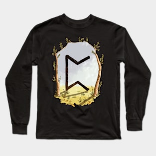 rune pertho - magical symbol Long Sleeve T-Shirt